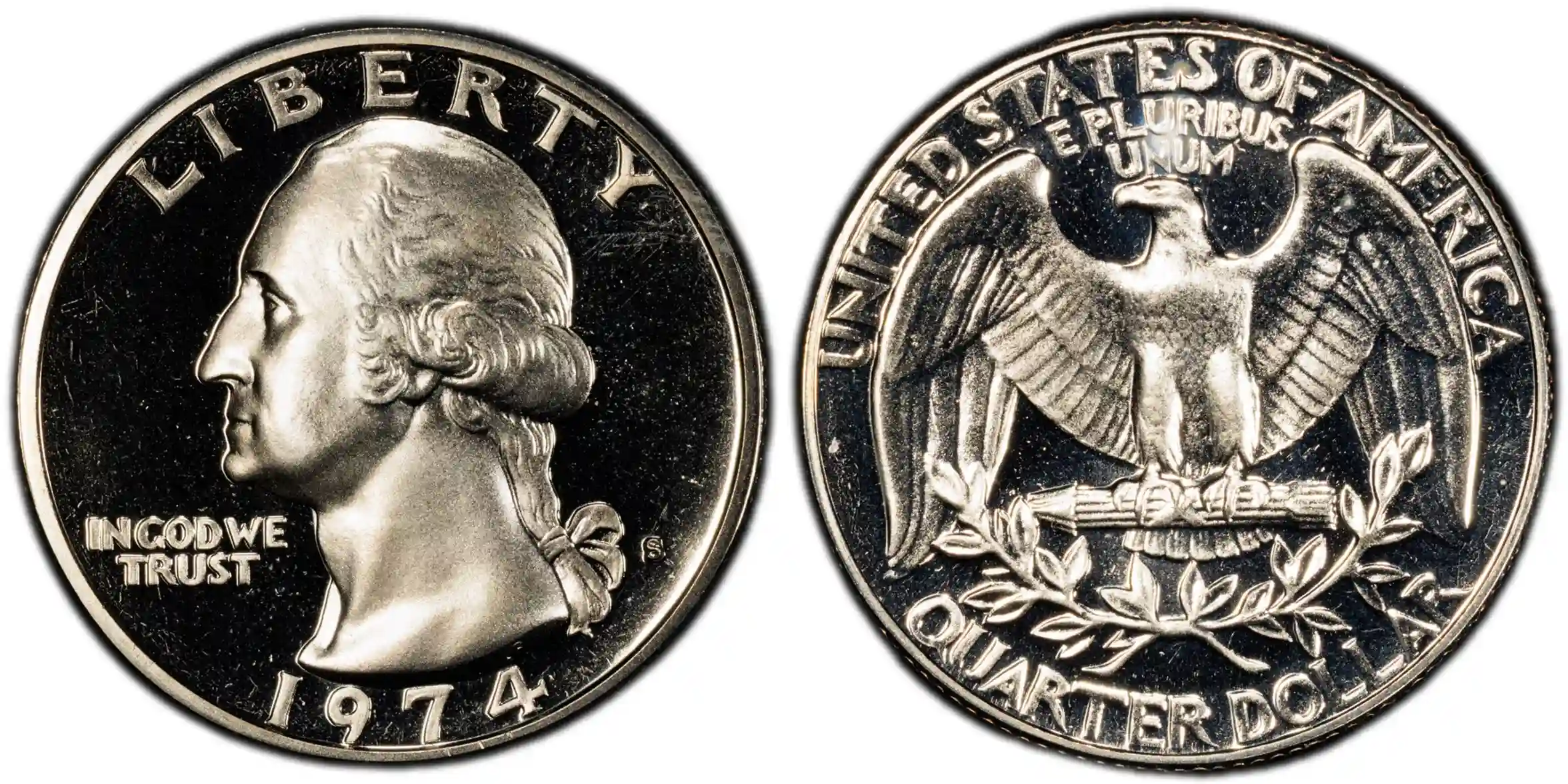 1974 S Quarter Coin